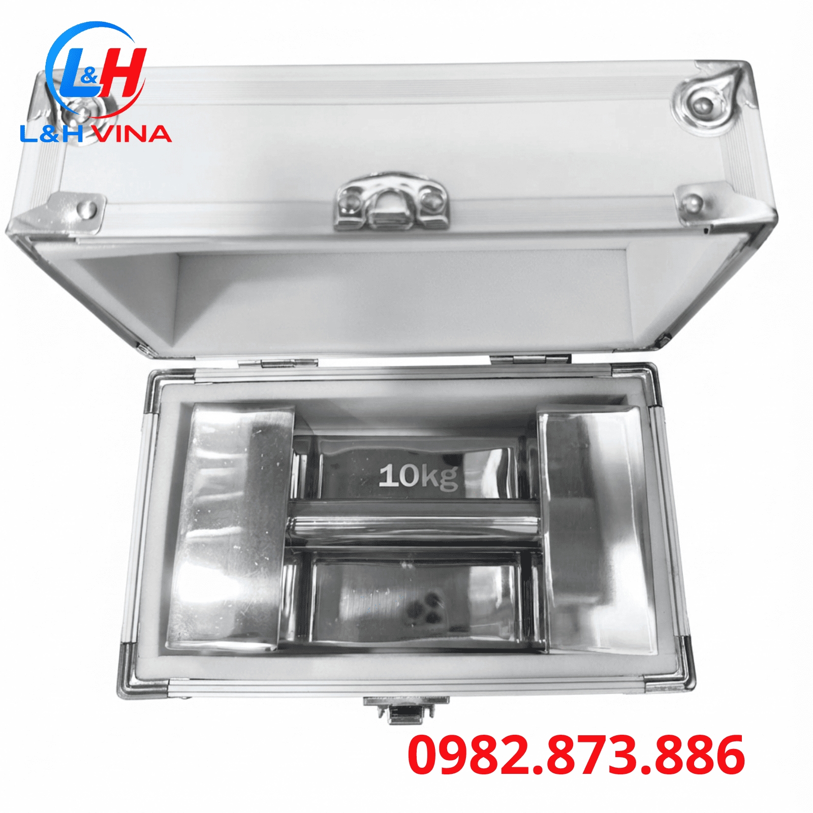 Quả cân F1-10kg-vuông